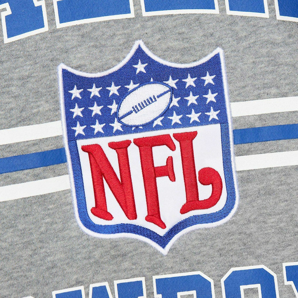 Dallas Cowboys Vintage Logo Pullover Sweatshirt Heather Gray - Mitchell & Ness