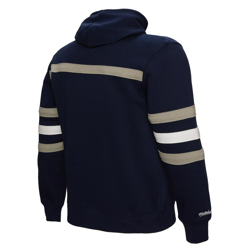 Dallas Cowboys America's Team Head Coach Pullover Hoodie Navy - Mitchell & Ness