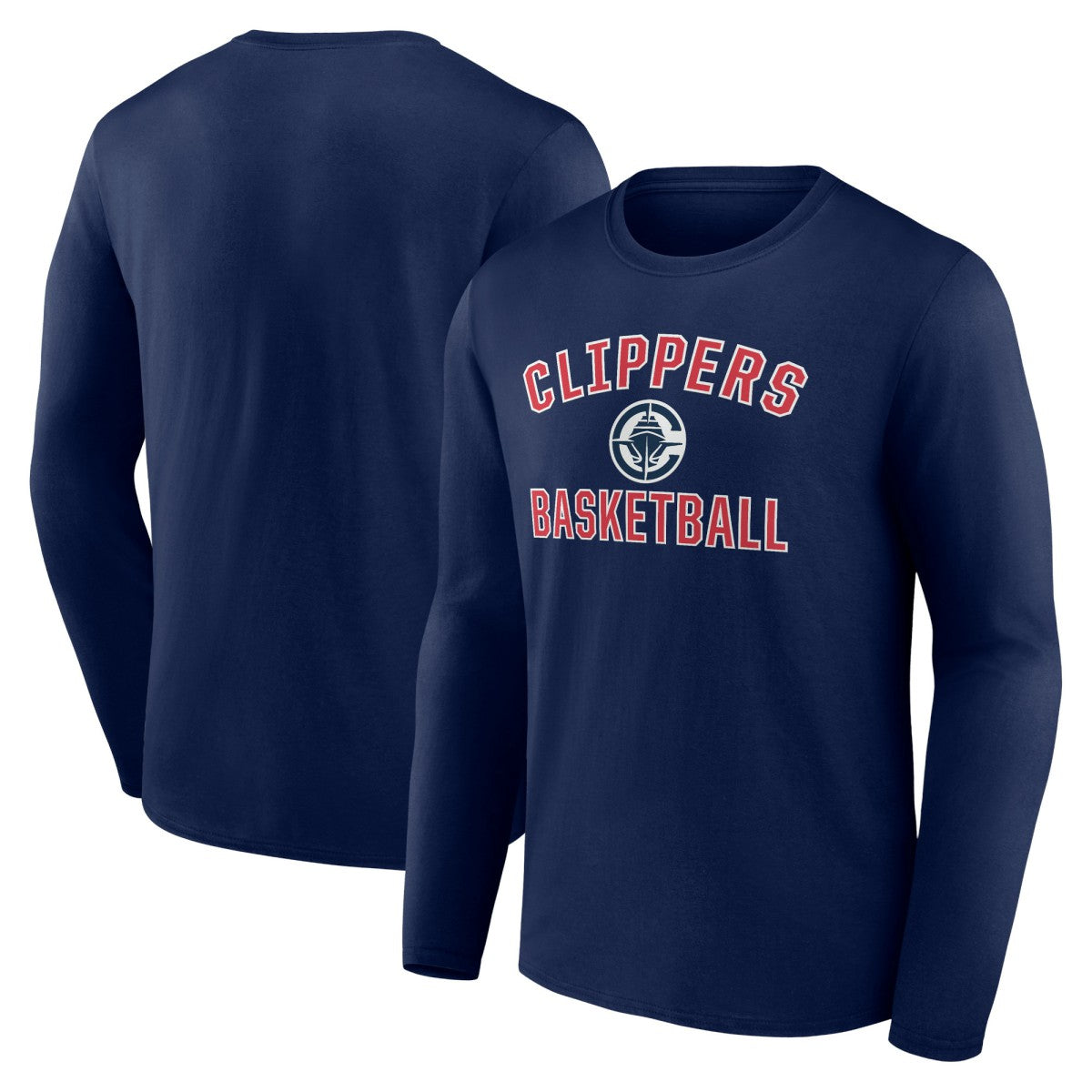 NBA - LA Clippers Victory Arch Long Sleeve T-Shirt - Navy