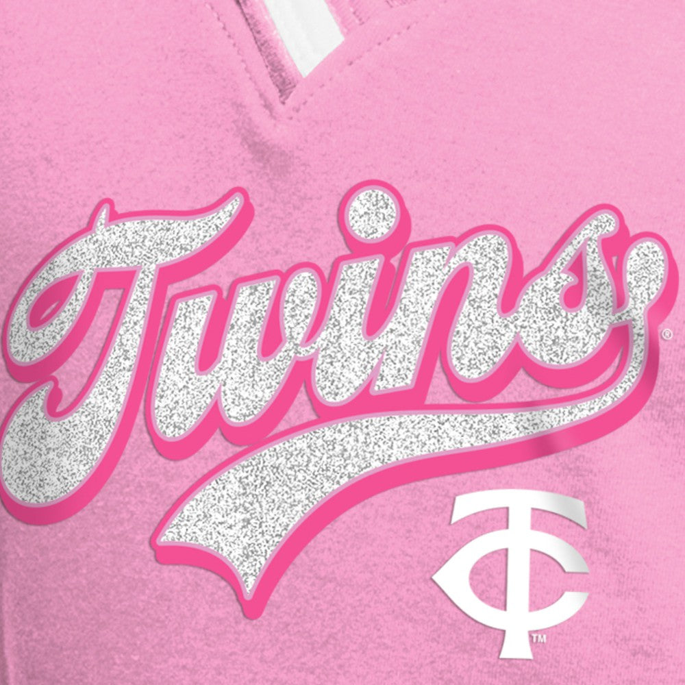 Minnesota Twins New Era Girls Youth Mommy & Me Raglan V-Neck T-Shirt Online