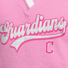 Cleveland Guardians New Era Girls Youth Mommy & Me Raglan V-Neck T-Shirt Clearance