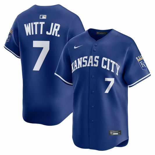 Bobby Witt Jr. Kansas City Royals Nike Alternate 2 Limited Player Jersey - Royal | MLB Jerseys