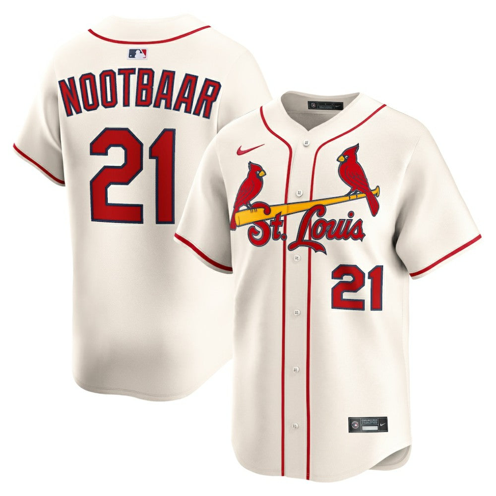 Lars Nootbaar St. Louis Cardinals Nike Alternate 2 Limited Jersey Lifestyle