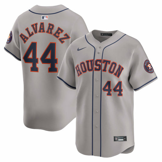 Yordan Alvarez Houston Astros Nike Road Limited Player Jersey - Gray | MLB Jerseys