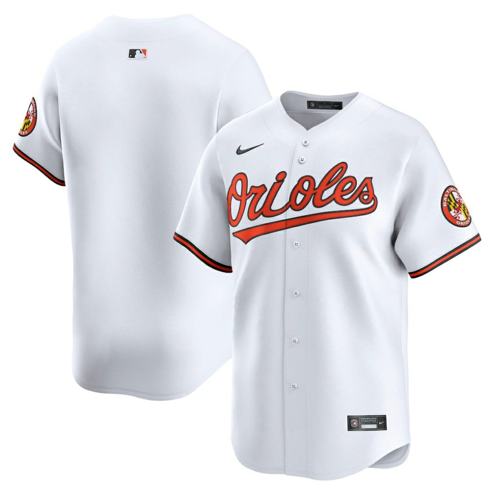Baltimore Orioles Nike Home Limited Jersey - White | MLB Jerseys