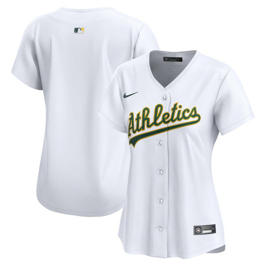 Athletics Nike Women's Home Limited Jersey – White | MLB Jerseys