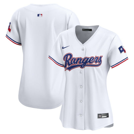 Texas Rangers Nike Women's Home Limited Jersey - White | MLB Jerseys