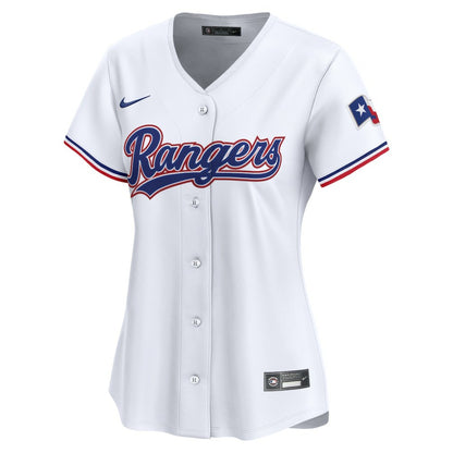 Texas Rangers Nike Women's Home Limited Jersey - White | MLB Jerseys