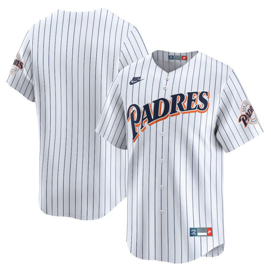 San Diego Padres Nike Cooperstown Collection Limited Jersey - White | MLB Jerseys