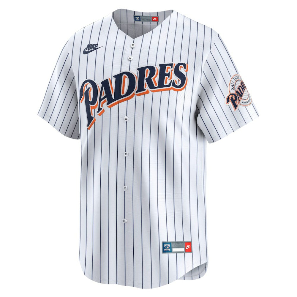 San Diego Padres Nike Cooperstown Collection Limited Jersey - White | MLB Jerseys