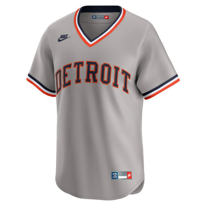 Detroit Tigers Nike Cooperstown Collection Limited Jersey - Gray | MLB Jerseys