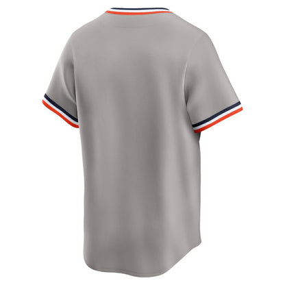 Detroit Tigers Nike Cooperstown Collection Limited Jersey - Gray | MLB Jerseys