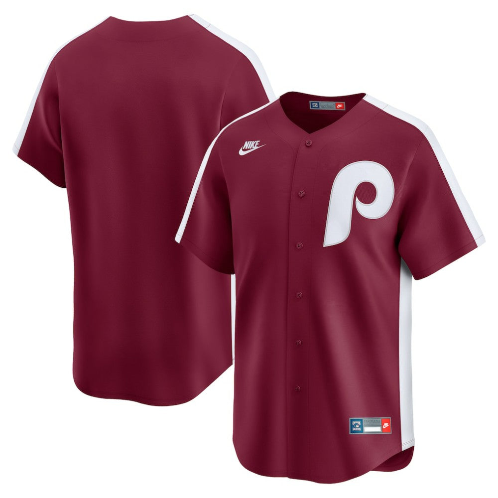 Philadelphia Phillies Nike Cooperstown Collection Limited Jersey - Maroon | MLB Jerseys