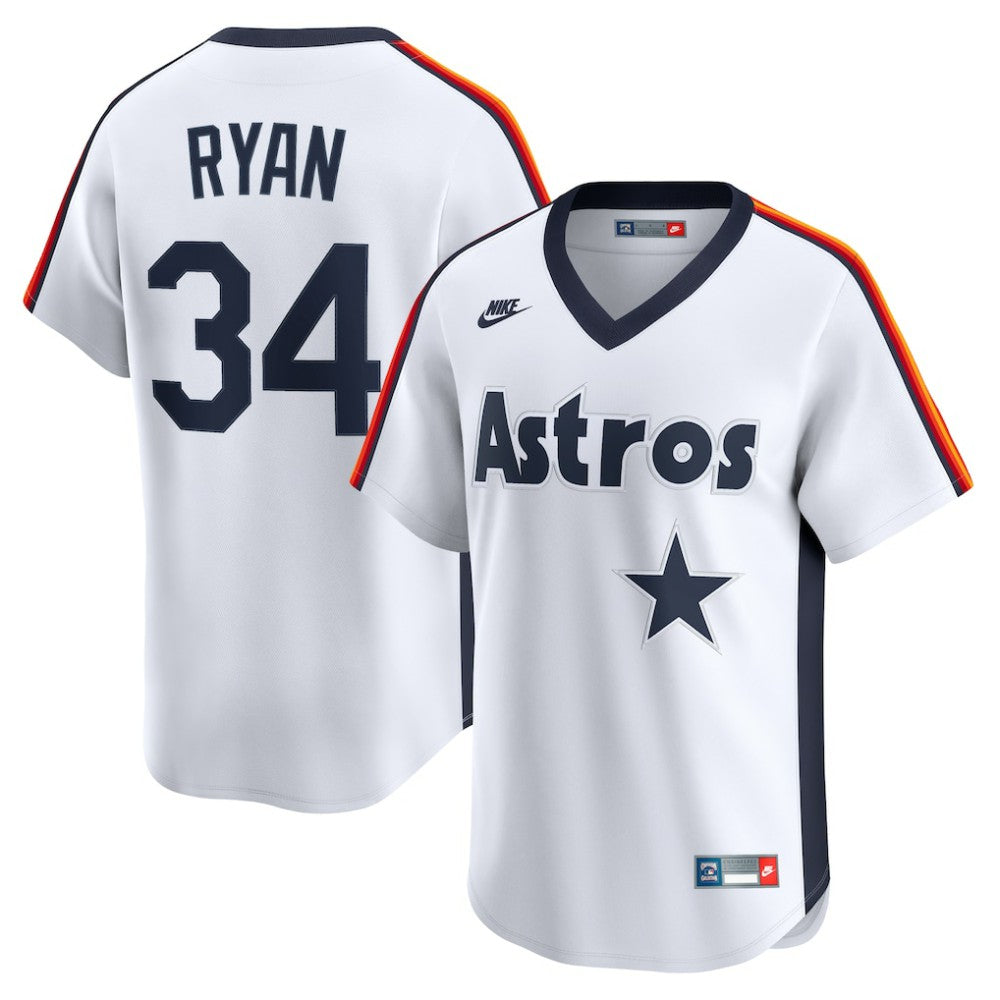 Nolan Ryan Houston Astros Nike Throwback Cooperstown Collection Limited Jersey Lifestyle