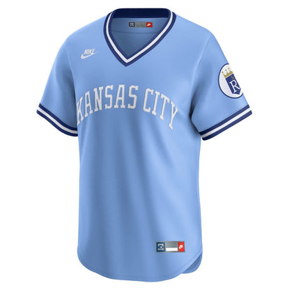 Bo Jackson Kansas City Royals Nike Throwback Cooperstown Collection Limited Jersey - Light Blue | MLB Jerseys