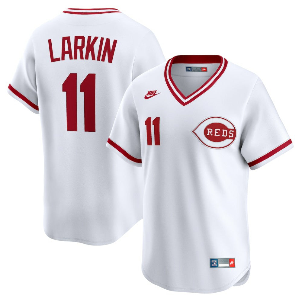 Barry Larkin Cincinnati Reds Nike Throwback Cooperstown Collection Limited Jersey Lifestyle