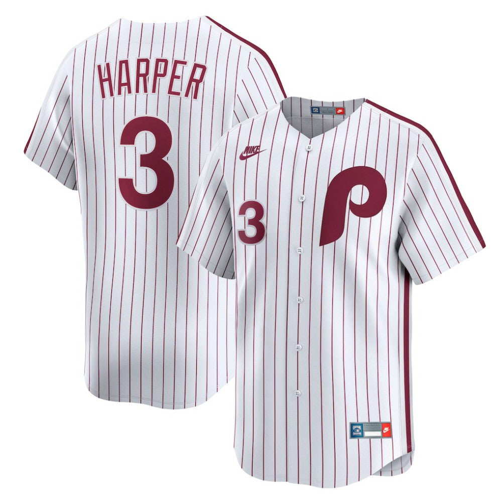 Bryce Harper Philadelphia Phillies Nike  Cooperstown Collection Limited Jersey Lifestyle