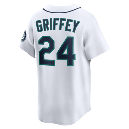Ken Griffey Jr. Seattle Mariners Nike Throwback Cooperstown Collection Limited Jersey - White | MLB Jerseys