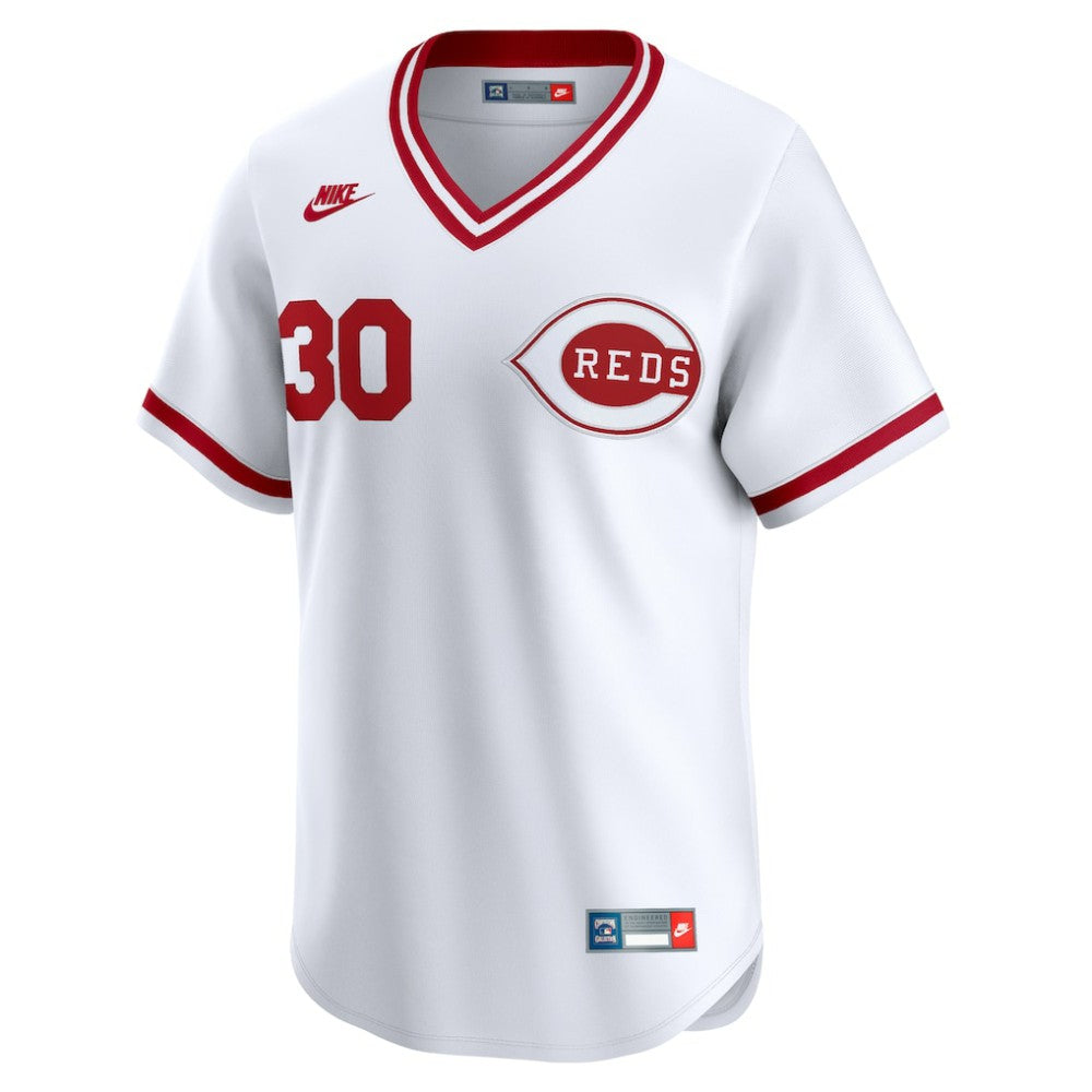Ken Griffey Cincinnati Reds Nike Throwback Cooperstown Collection Limited Jersey - White | MLB Jerseys