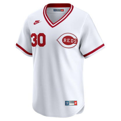 Ken Griffey Cincinnati Reds Nike Throwback Cooperstown Collection Limited Jersey - White | MLB Jerseys