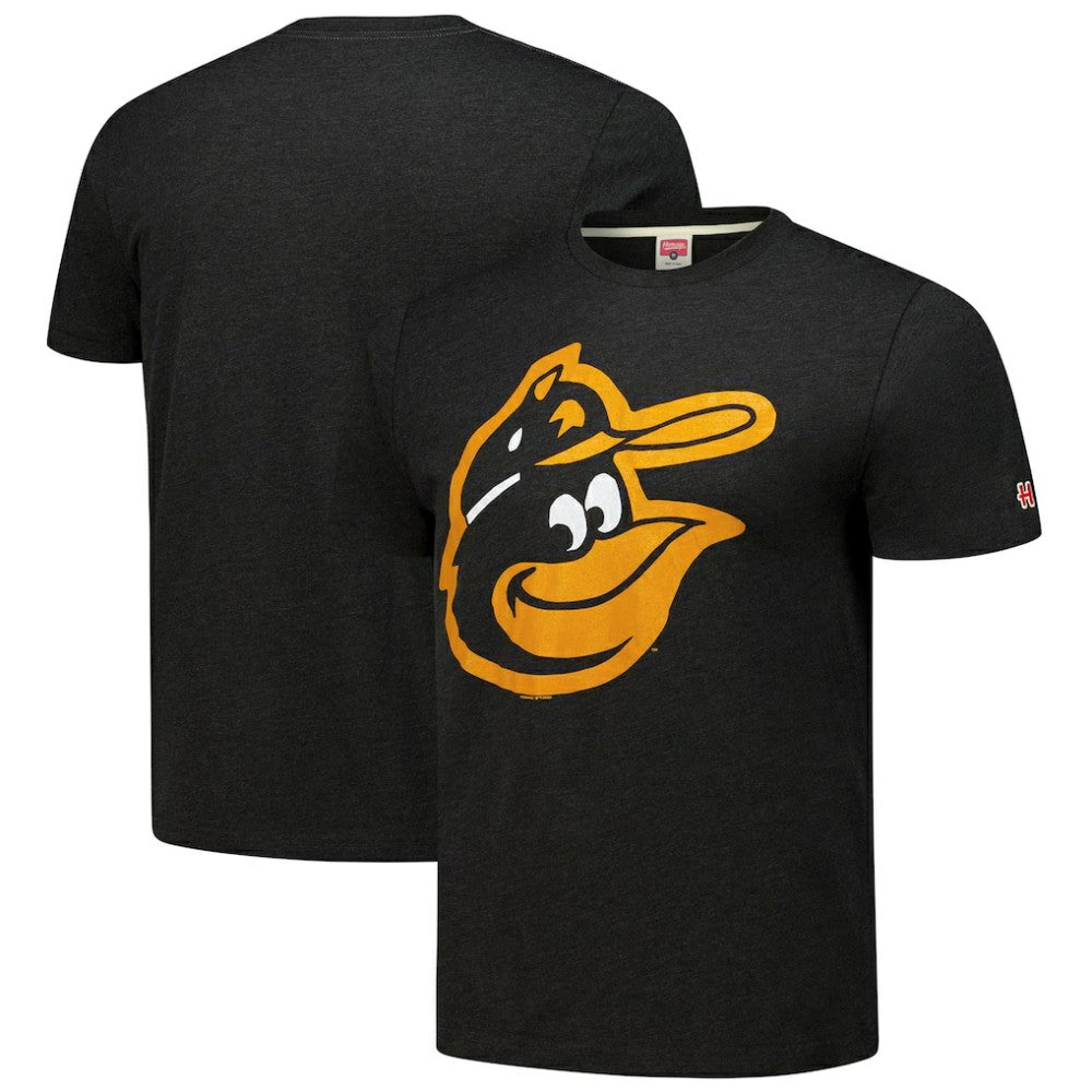 Baltimore Orioles Homage Cooperstown Collection Hand-Drawn Logo Tri-Blend T-Shirt Sale