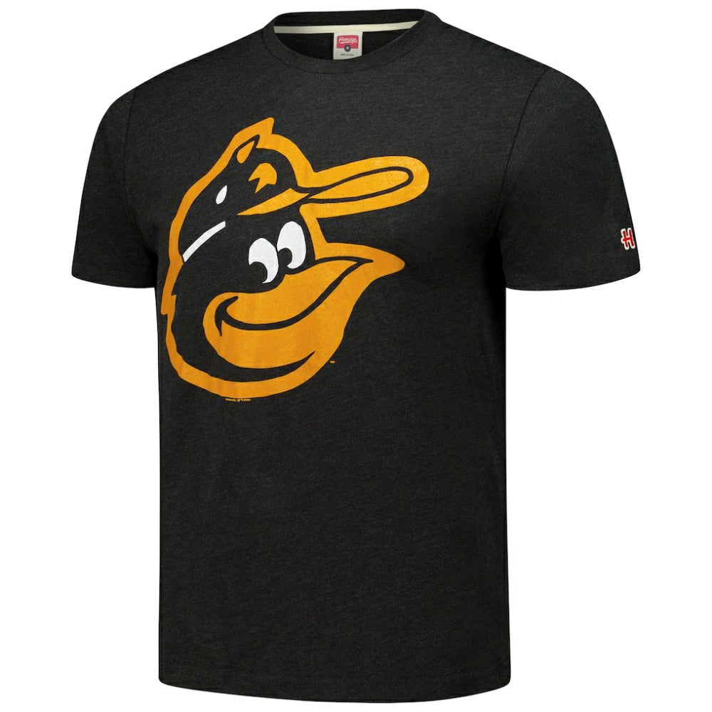 Baltimore Orioles Homage Cooperstown Collection Hand-Drawn Logo Tri-Blend T-Shirt Sale