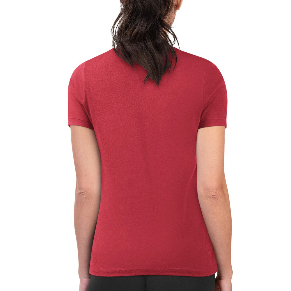 Cincinnati Reds G-III 4Her by Carl Banks Women's Super-Slim Fit Lightweight Flowers Graphic T-Shirt Lifestyle
