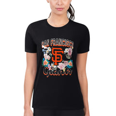 San Francisco Giants G-III 4Her by Carl Banks Women's Super-Slim Fit Lightweight Flowers Graphic T-Shirt Near Me