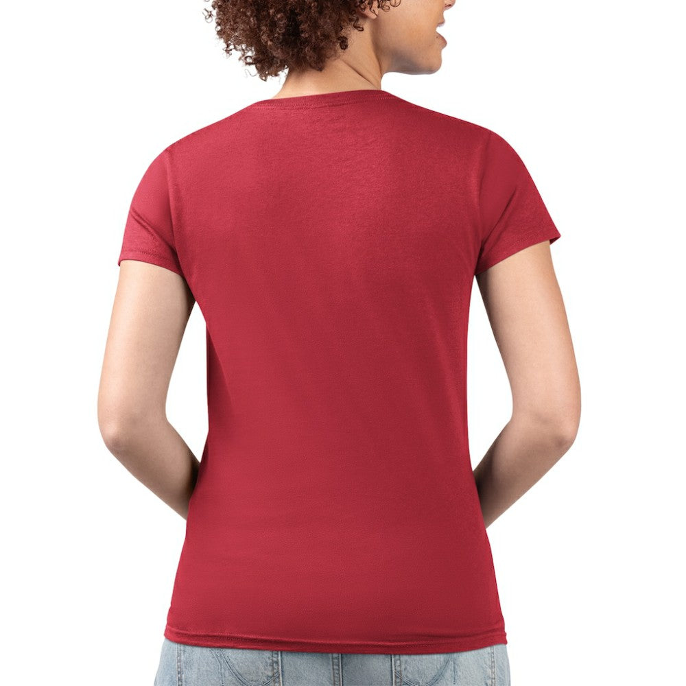 Atlanta Braves G-III 4Her by Carl Banks Women's Super-Slim Fit Lightweight Flowers Graphic V-Neck T-Shirt Online