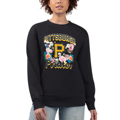Pittsburgh Pirates G-III 4Her by Carl Banks Women's Flowers Graphic Pullover Sweatshirt Online