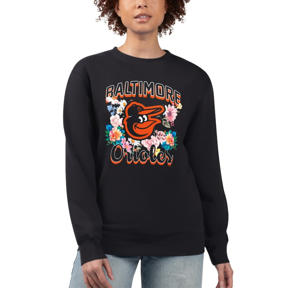 Baltimore Orioles G-III 4Her by Carl Banks Women's Flowers Graphic Pullover Sweatshirt Near Me