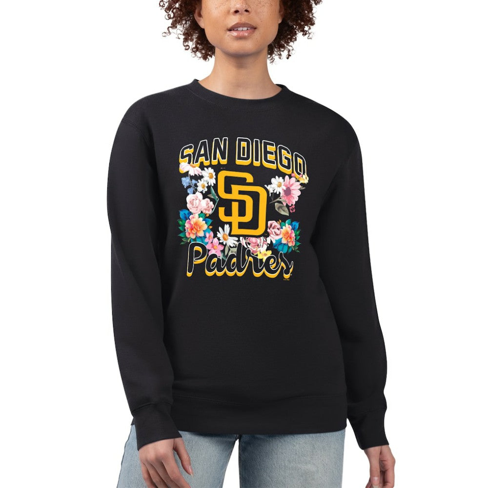 San Diego Padres G-III 4Her by Carl Banks Women's Flowers Graphic Pullover Sweatshirt Near Me