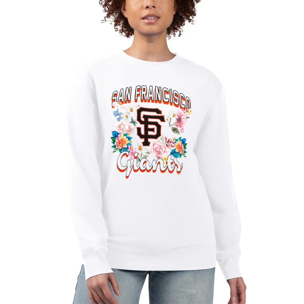 San Francisco Giants G-III 4Her by Carl Banks Women's Flowers Graphic Pullover Sweatshirt Online
