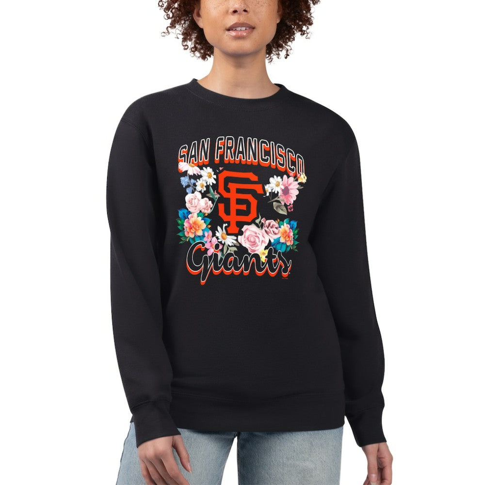 San Francisco Giants G-III 4Her by Carl Banks Women's Flowers Graphic Pullover Sweatshirt Lifestyle
