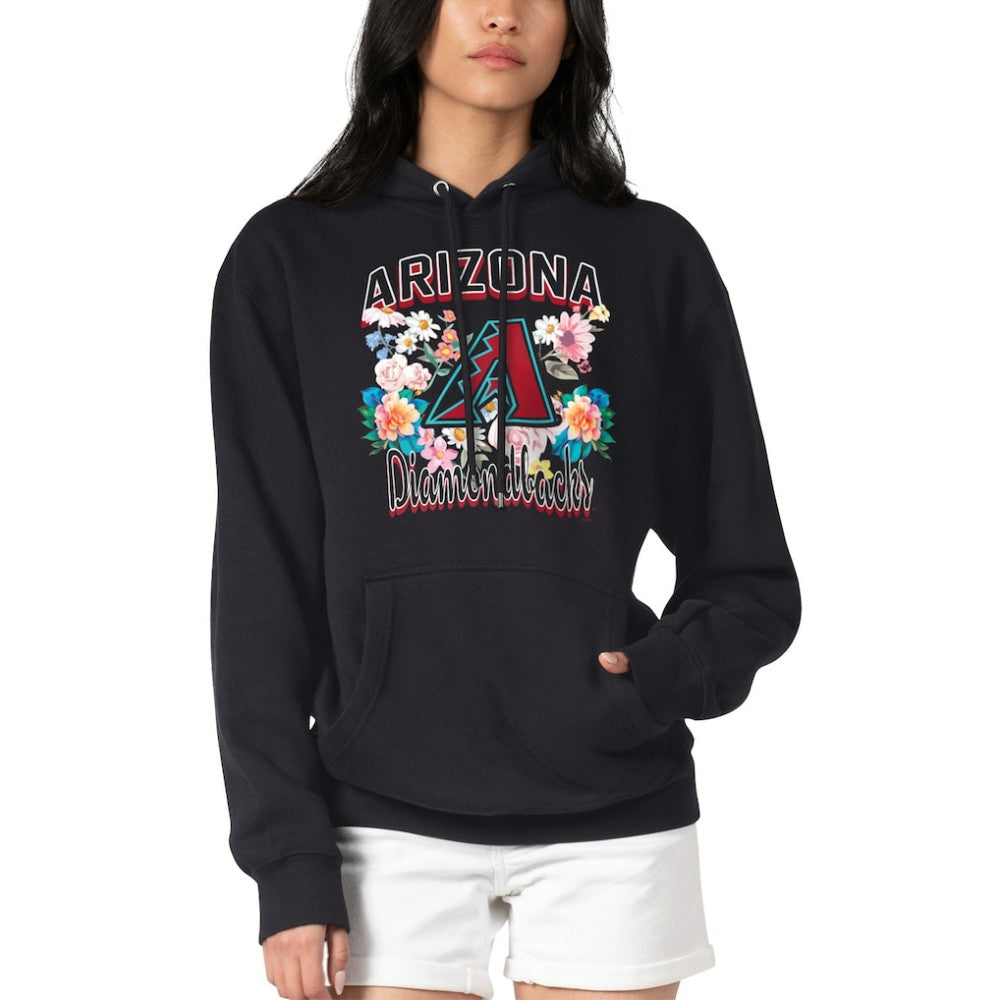 Arizona Diamondbacks G-III 4Her by Carl Banks Women's Flowers Graphic Pullover Hoodie On Sale