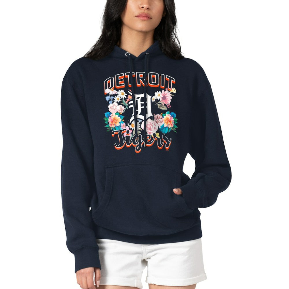Detroit Tigers G-III 4Her by Carl Banks Women's Flowers Graphic Pullover Hoodie discount