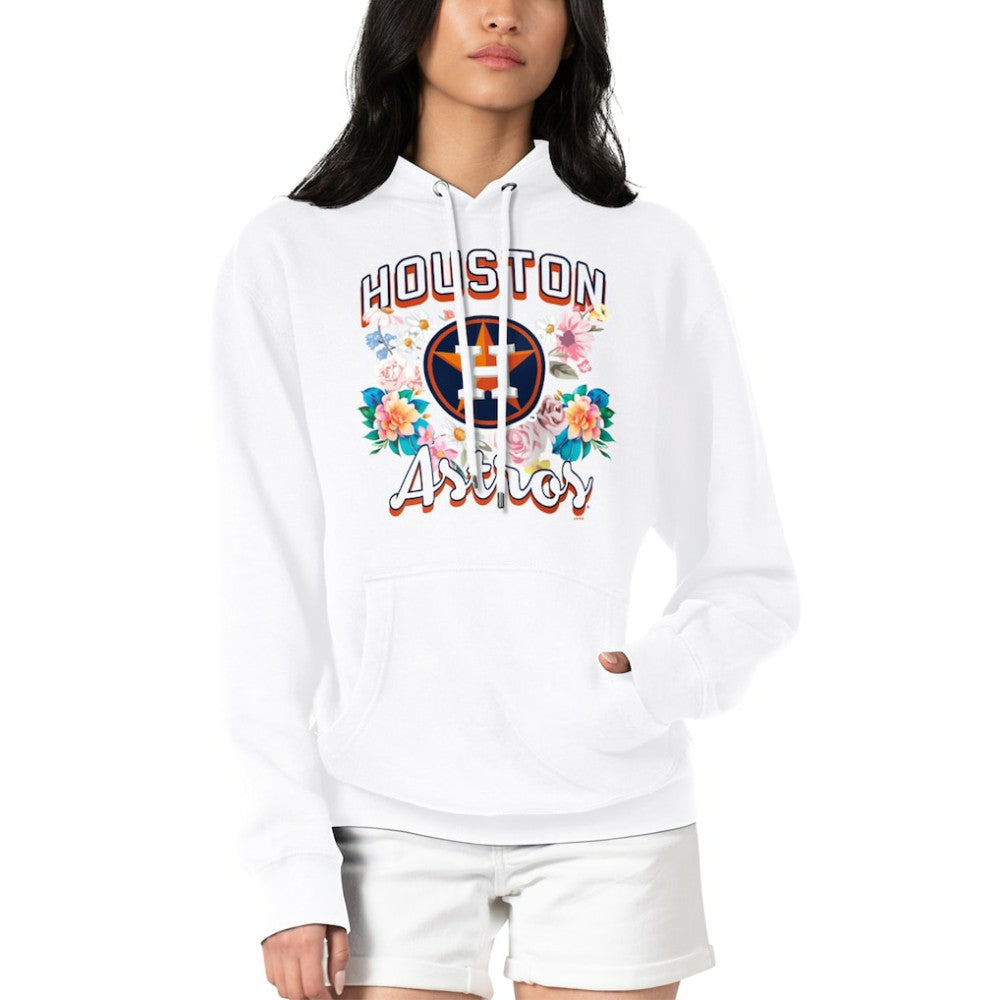 Houston Astros G-III 4Her by Carl Banks Women's Flowers Graphic Pullover Hoodie Lifestyle