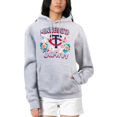 Minnesota Twins G-III 4Her by Carl Banks Women's Flowers Graphic Pullover Hoodie Sale