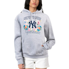 New York Yankees G-III 4Her by Carl Banks Women's Flowers Graphic Pullover Hoodie for sale