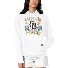 San Diego Padres G-III 4Her by Carl Banks Women's Flowers Graphic Pullover Hoodie Lifestyle