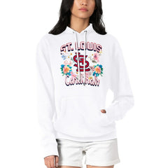 St. Louis Cardinals G-III 4Her by Carl Banks Women's Flowers Graphic Pullover Hoodie Online