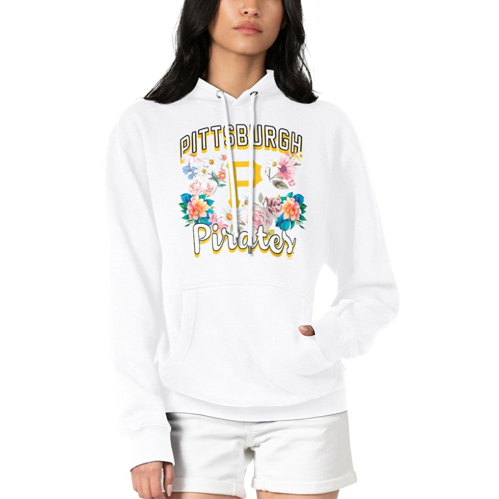 Pittsburgh Pirates G-III 4Her by Carl Banks Women's Flowers Graphic Pullover Hoodie Clearance