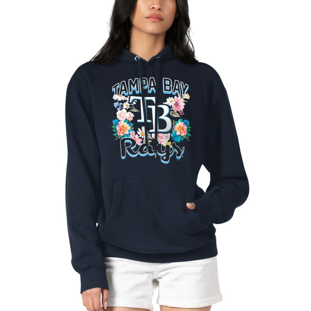 Tampa Bay Rays G-III 4Her by Carl Banks Women's Flowers Graphic Pullover Hoodie for sale