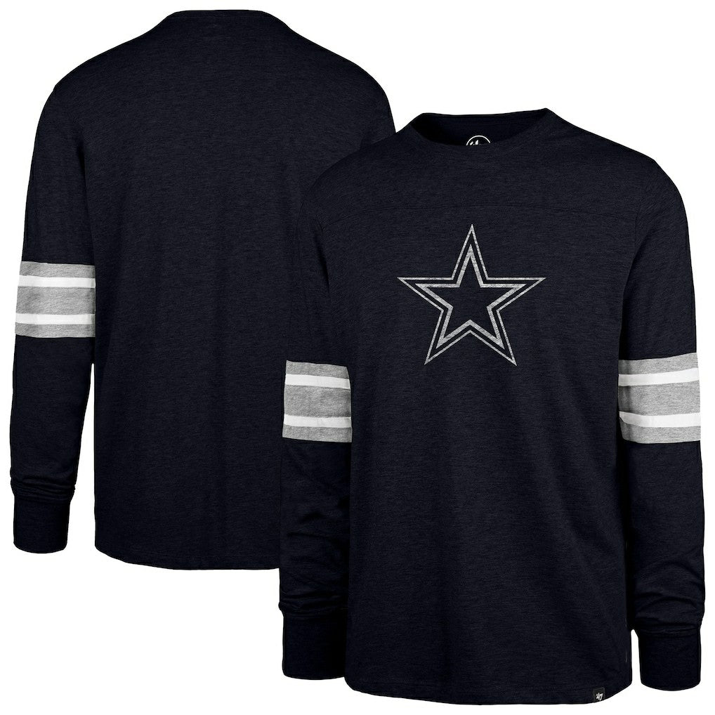 Dallas Cowboys '47 Premier Brex Long Sleeve T-Shirt Navy - 47 brand
