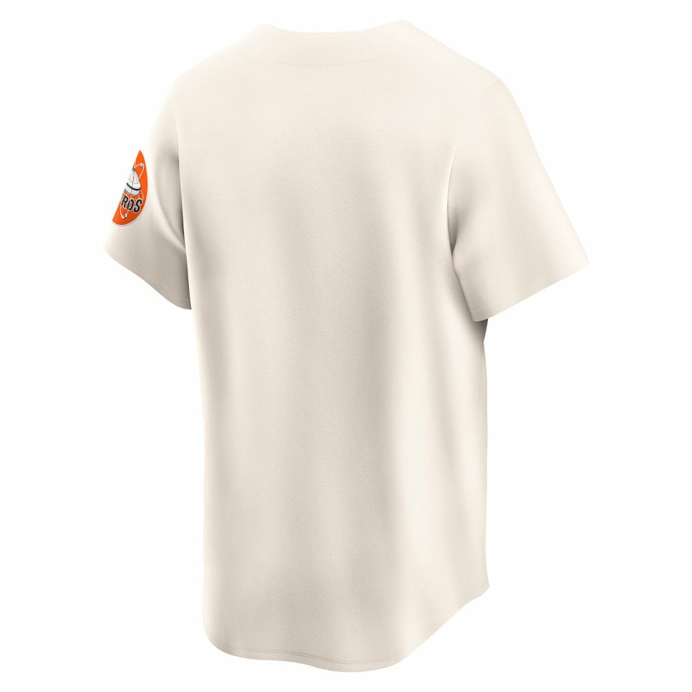 Houston Astros Nike Cooperstown Collection Limited Jersey - Cream | MLB Jerseys