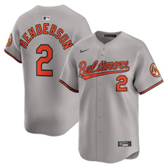 Gunnar Henderson Baltimore Orioles Nike Road Limited Player Jersey Clearance