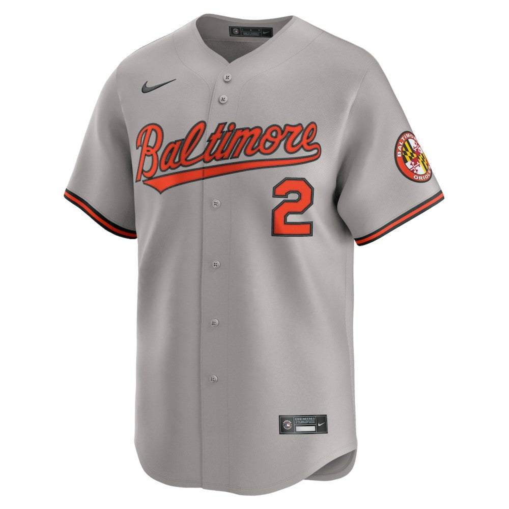 Gunnar Henderson Baltimore Orioles Nike Road Limited Player Jersey Clearance
