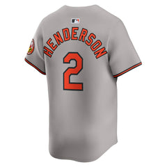 Gunnar Henderson Baltimore Orioles Nike Road Limited Player Jersey Clearance