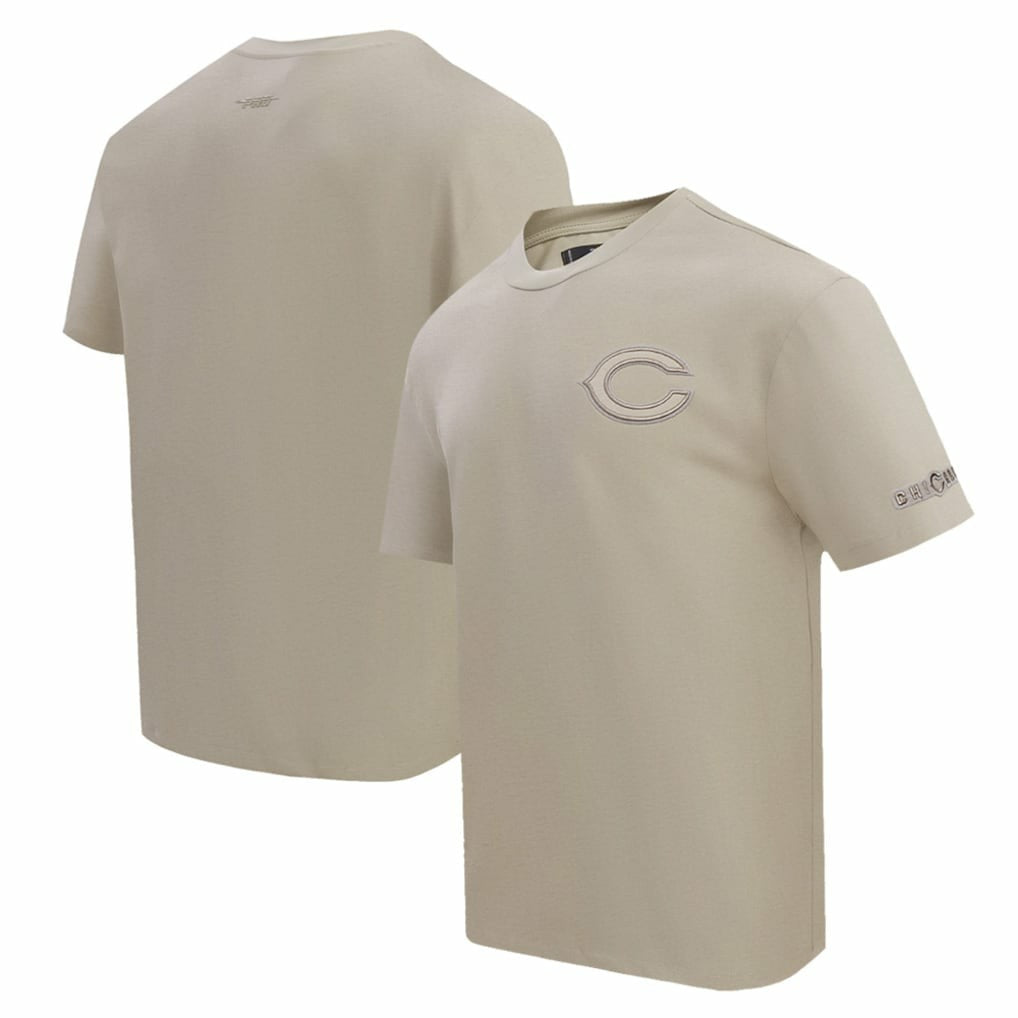Chicago Bears Pro Standard Drop Shoulder T-Shirt Tan - NFL