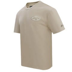 New York Jets Pro Standard Drop Shoulder T-Shirt Tan - NFL